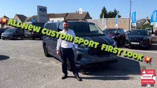 All New 2024 Ford Transit Custom Sport L1 First Look 👀
