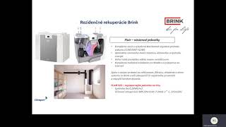 Rekuperácie Brink A Rozvodný Systém Ubbink 2021