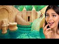 105 Days Building The Most Amazing Underground Water Slide Temple House