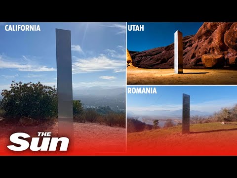 Another mystery monolith appears in California days after Utah and Romania.