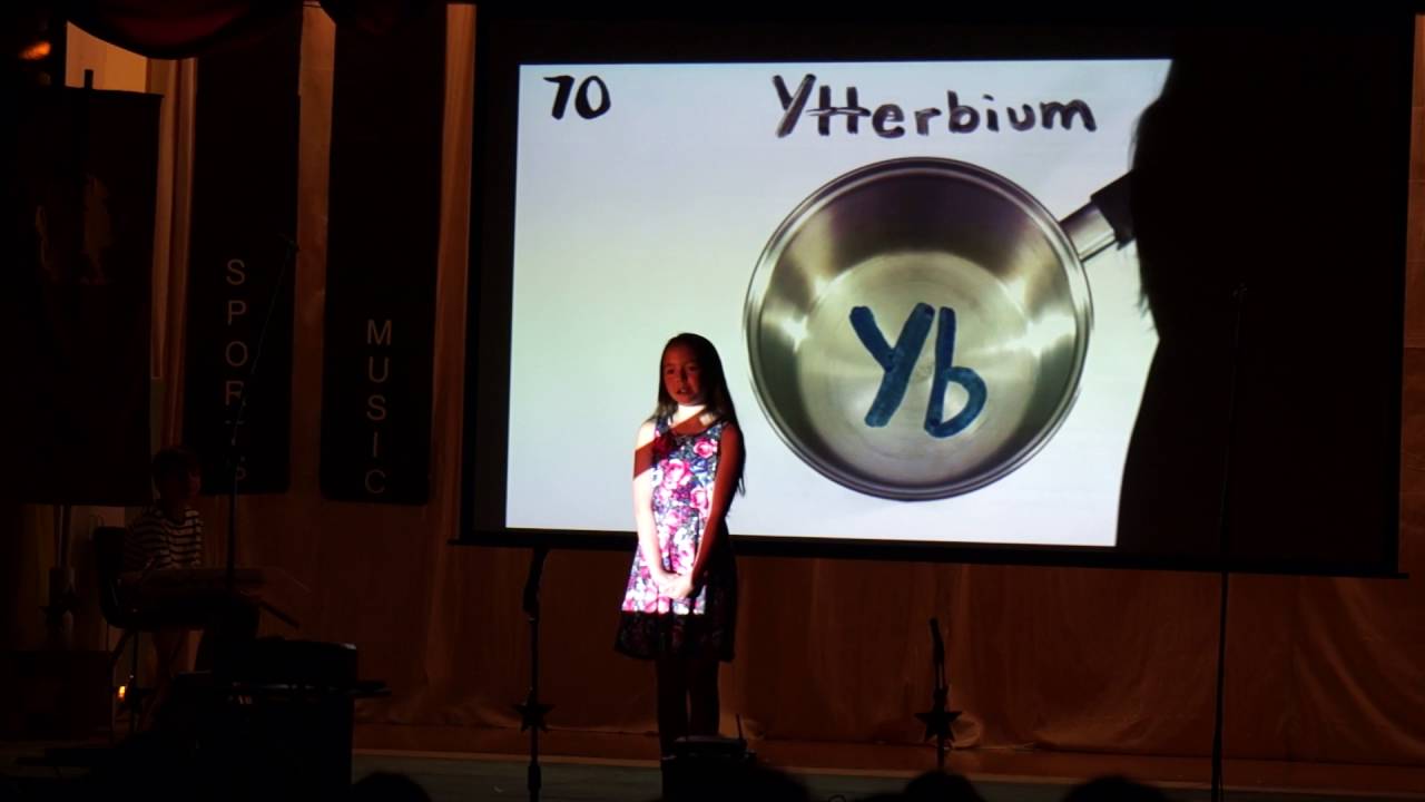 The new periodic table song 2016 abiqua talent show youtube