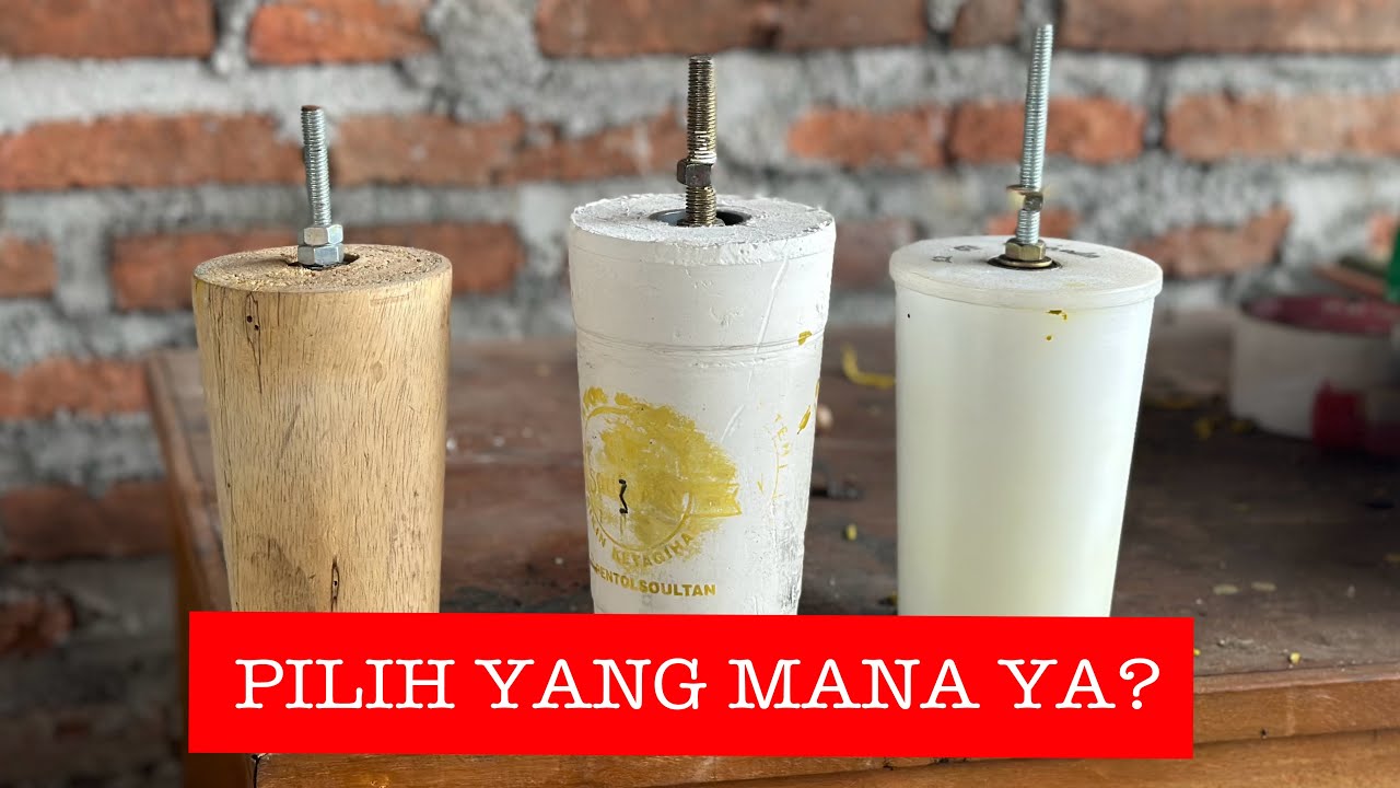 Manakah moulding cup terbaik untuk sablon cup? Kayu VS Gypsum VS Nylon