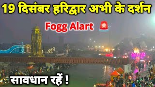 हरिद्वार में छाया भयंकर कोहरा,  सावधान रहें II Haridwar New Video II Haridwar latest update