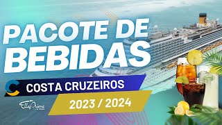 PACOTE DE BEBIDAS COSTA CRUZEIROS - Temporada 2023/2024 - Costa Diadema, Favolosa e Fascinosa. screenshot 3