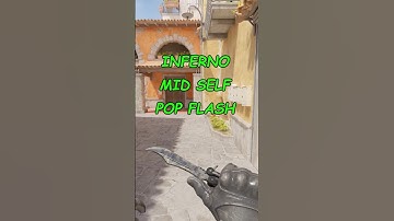 Inferno Mid Self Pop Flash #cs2 #counterstrike #cs2inferno #infernoflash  #gaming #cs2update