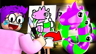 ULTIMATE ROBLOX DOODLE TRANSFORM VIDEO! (WHATEVER WE DRAW COMES TO LIFE!?)
