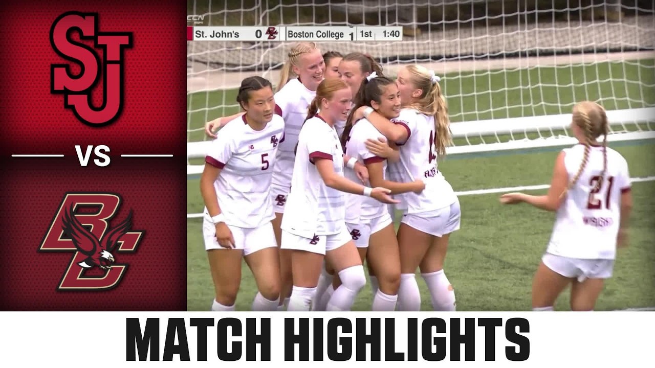 St. John's (NY) vs. Boston College Match Highlights | 2026 ACC Women's Soccer
