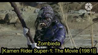 All Kamen Rider Super-1 Monstersvillains