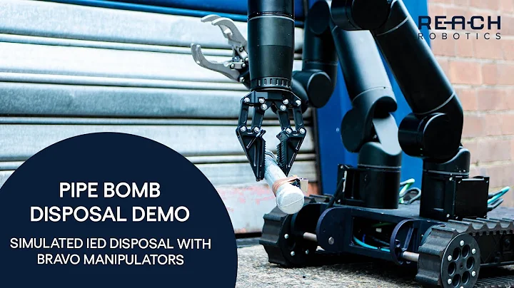 Simulated IED Disposal with dual Bravo Manipulators | Reach Robotics