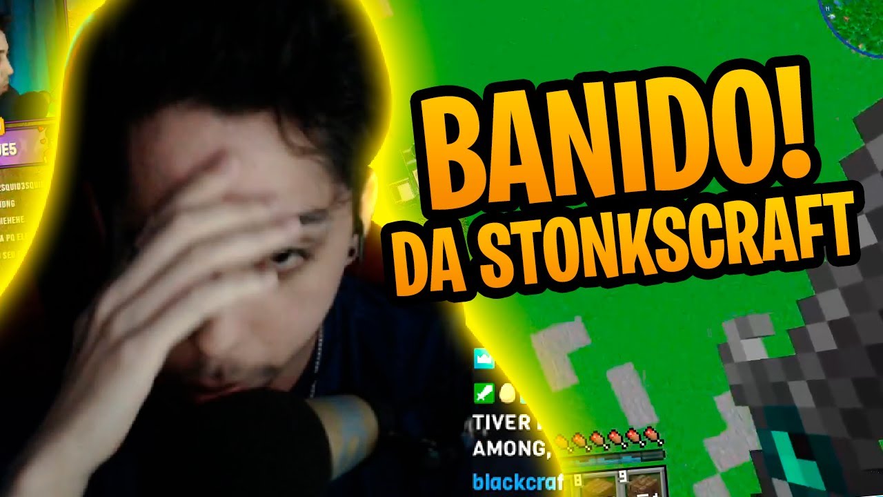 DLET É BANIDO DA STONKSCRAFT e NERDRALLS CAIU NO BAIT!