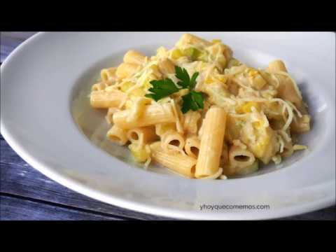 Video: Espaguetis Con Calabacín Y Parmesano