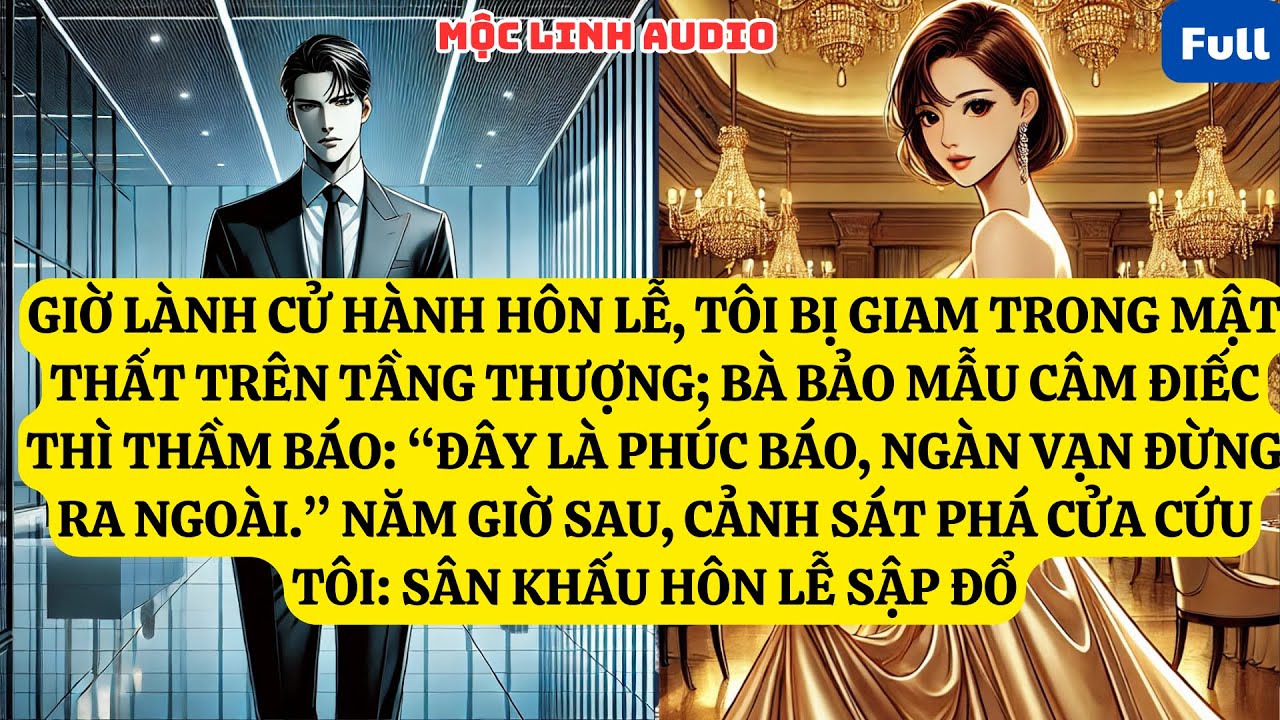 GIỜ LÀNH CỬ HÀNH HÔN LỄ, TÔI BỊ GIAM TRONG MẬT THẤT TRÊN TẦNG THƯỢNG; BÀ BẢO MẪU CÂM ĐIẾC    AT970