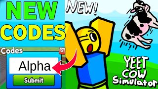 UPDATE⚠️ YEET COW SIMULATOR CODES IN AUGUST 2025 | NEW ROBLOX YEET COW SIMULATOR CODES 2025