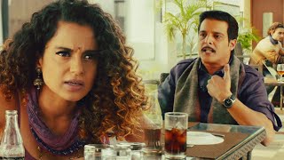 आपके पति की आशिक़ी चल रही है हमारी मंगेतर के साथ |Kangna Ranuat |Comedy Scenes|Tanu Weds Manu Returns