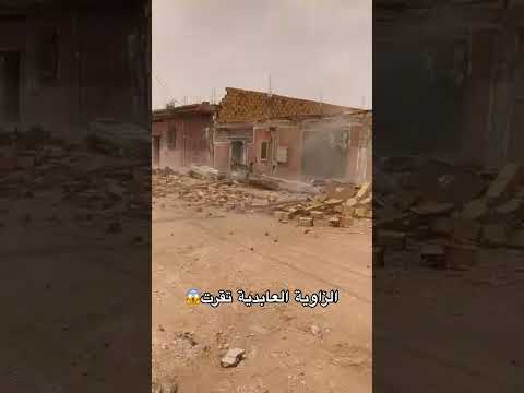 سقوط واجهة منزل بالزاوية العابدية تقرت