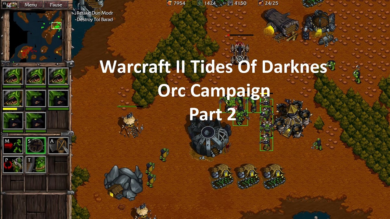 Lets play Warcraft 2 Remastered: orc campaign Tides Of Darkness part 2