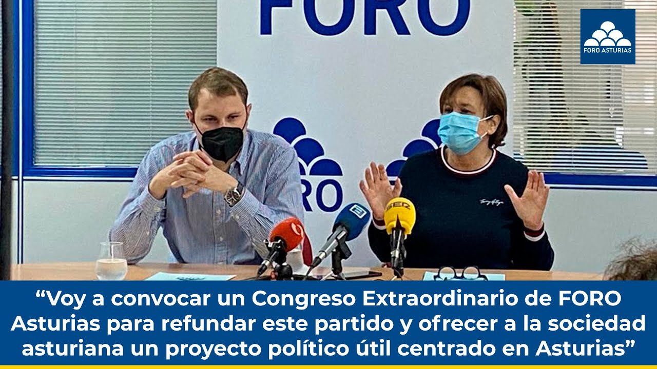 Carmen Moriyón convoca un CONGRESO EXTRAORDINARIO para refundar FORO Asturias
