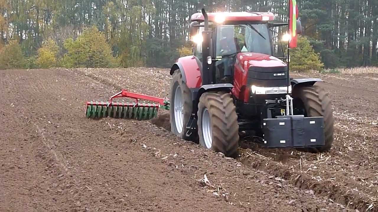Pokazy maszyn CASE IH PUMA CVX 195 z pługiem IBIS XLH Z TERRA - ZIP AGRO