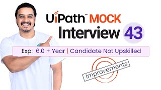 Celebrity 🔴 43. UiPath RPA Developer Interview Questions | 6.0+ Year Experience Interview Question & Answer Wealth