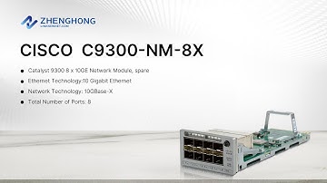 Cisco Catalyst 9300 Series C9300-NM-8X Display (On sales)