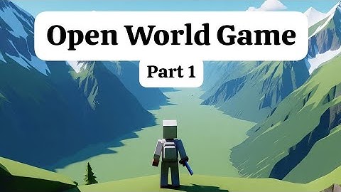 Godot 4.3 Visual Scripting Open World Game Tutorial -  Pt 1