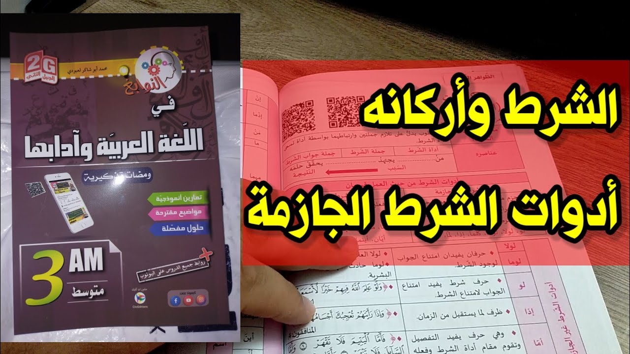 الشرط وأركانه| أدوات الشرط الجازمة |03متوسط+04متوسط| محمد أبو شاكر لعبودي