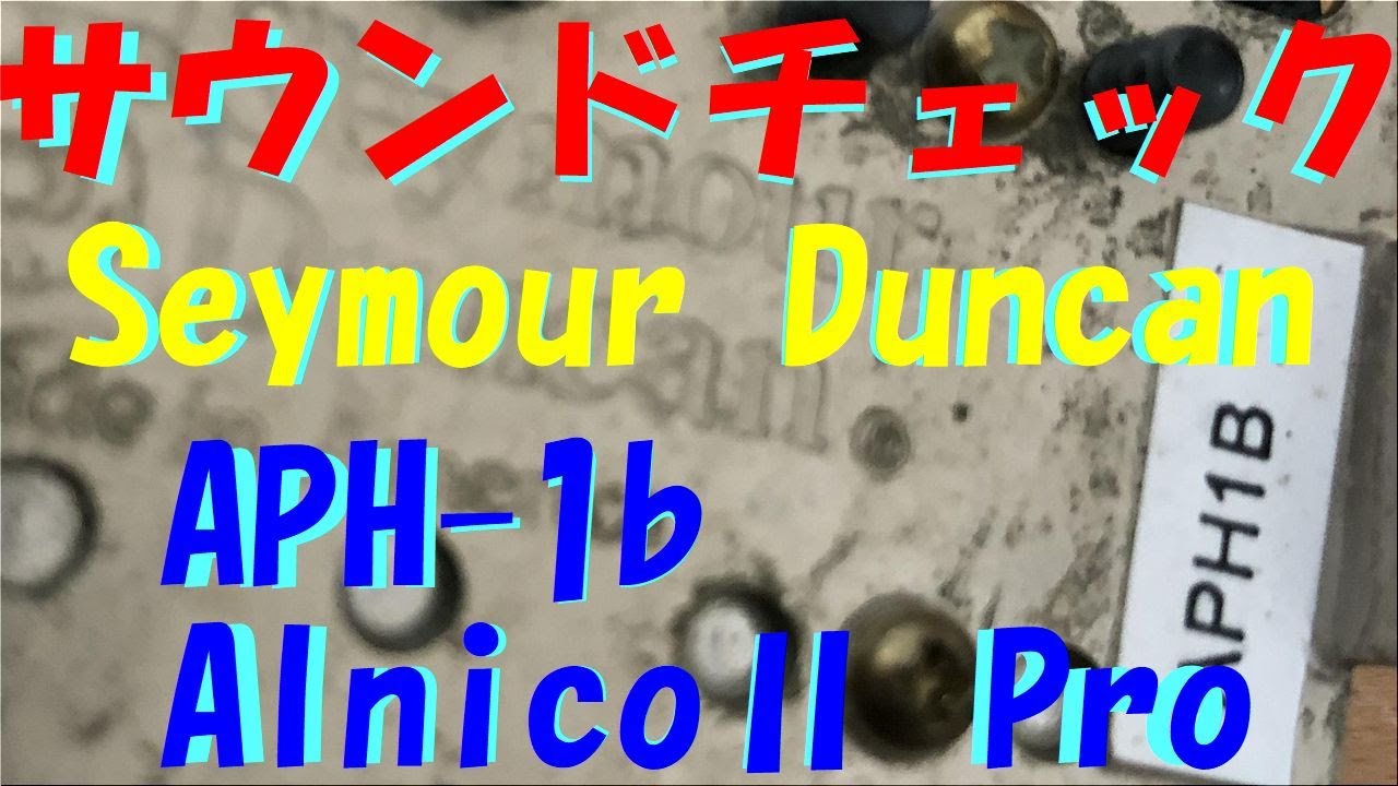 Seymour Duncan APH-1b Alnico II Pro (bridge) サウンド比較用