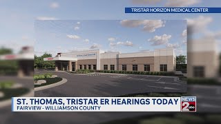 Fairview ER hearings to be held Wednesday
