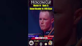 Mosconi Cup: Match 14 - Rack 5 #pool #9ball #sports #billiards #shorts #reels #video #usa #svb #live
