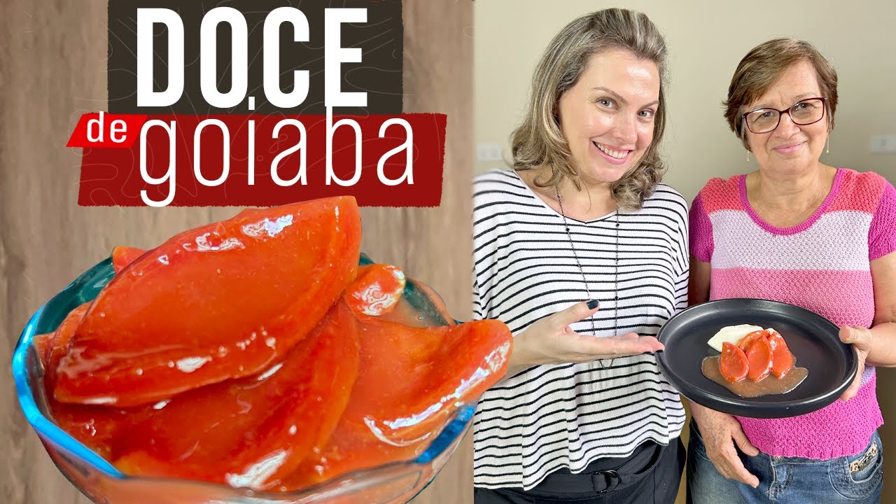 DOCE DE GOIABA CASEIRO COM CALDA DA POLPA DA FRUTA - UM SABOR INÉDITO!
