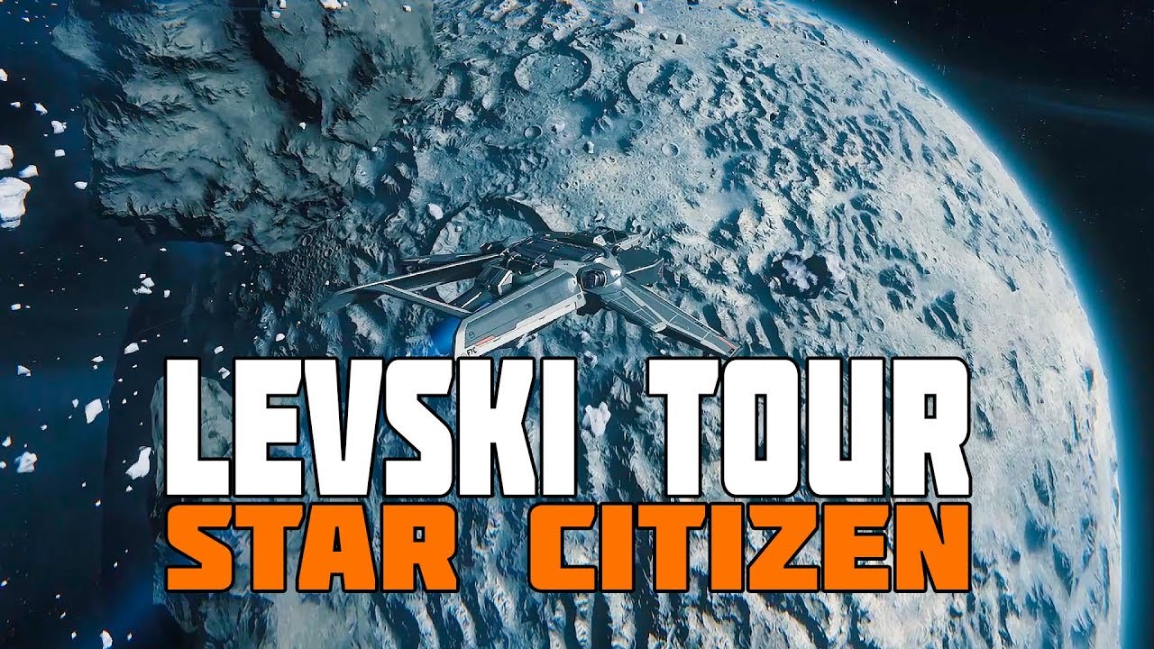 Star Citizen - Huge Moon Base, a Look at Levski - YouTube