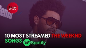 🎵 10 Most Streamed The Weeknd Songs on Spotify ALL TIME - September 2022 - The Epic Channel