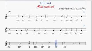 Tập đọc nhạc số 4 lớp 7 || TDN SO 4 LOP 7 || Mùa xuân về screenshot 2