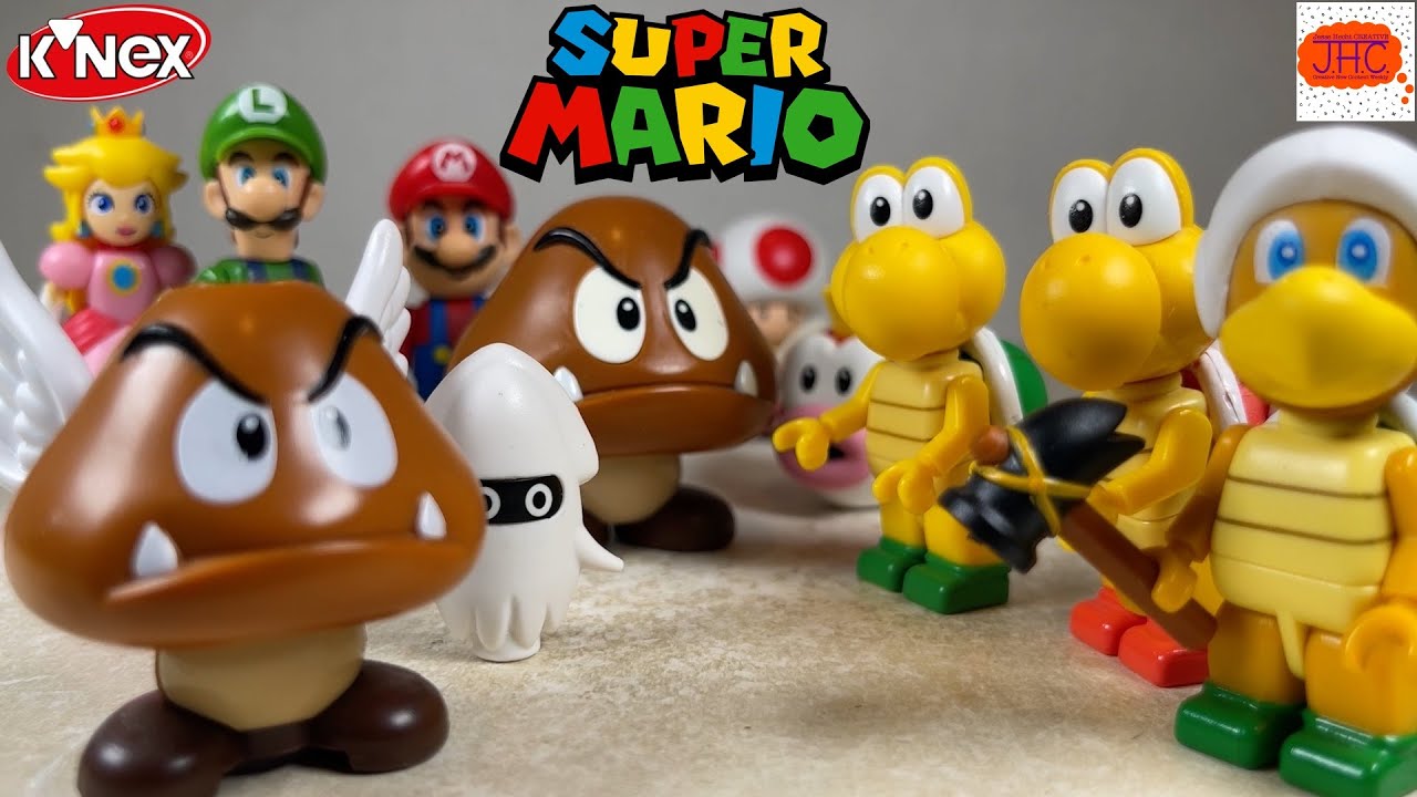 K'NEX! Super Mario Bros Enemies Nintendo Action Figure Review