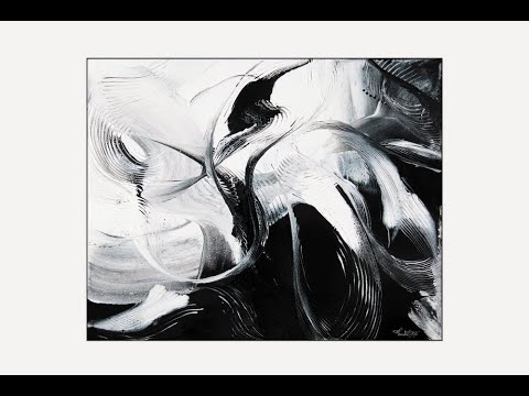 The Black and White of Acrylic Paint - Trembeling Art