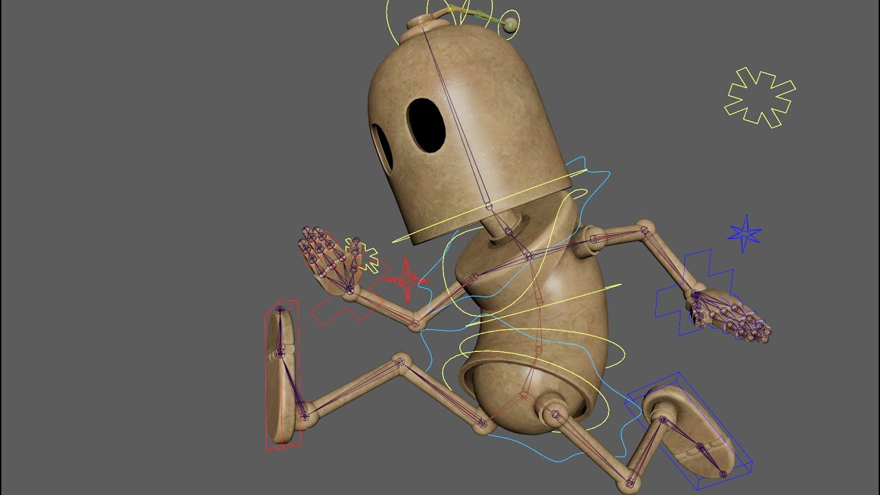 Robot Rig Points Study Robot Rig Demo Part 5 - Leg IK Setup - YouTube