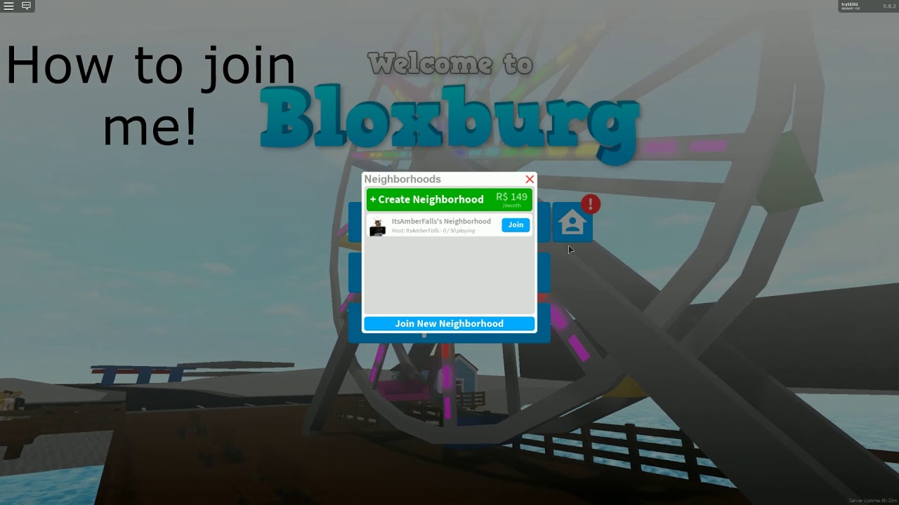 Join My Neighborhood In Bloxburg Youtube - bloxburg brand new neighborhood 1 roblox roleplay