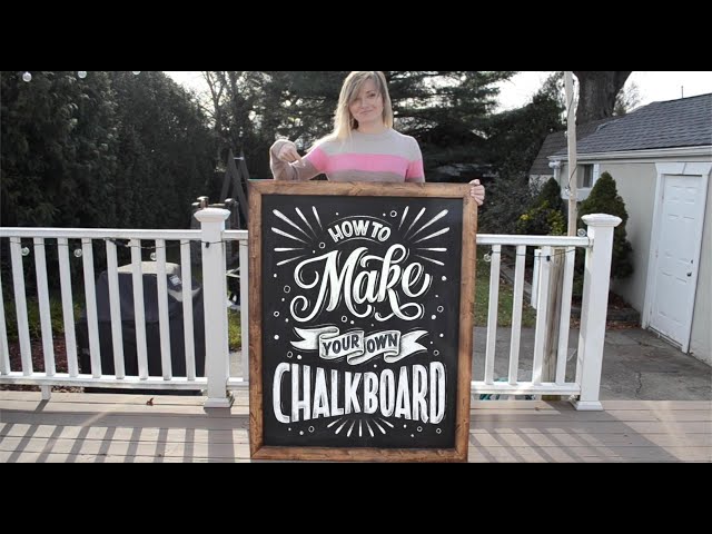 How I Create Professional Chalkboard Art 