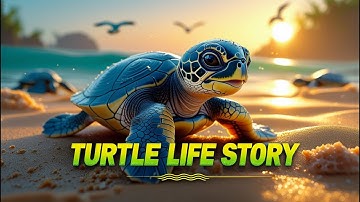 Turtle Life Cycle on Islands, Behavior & Diet Explained | Wild School 3D