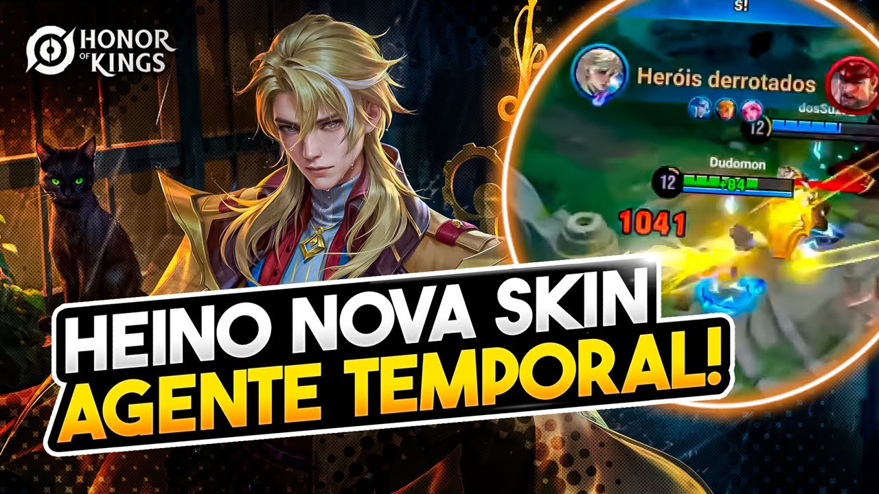 HEINO MID SKIN AGENTE TEMPORAL │HONOR OF KINGS - YouTube