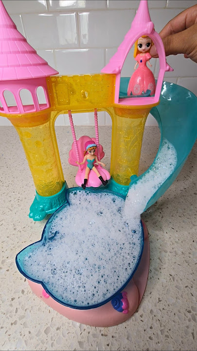 Playing on the water Slide 🛝🩱🫧🫧🧼
