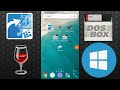 3 طرق لتشغيل برامج الكمبيوتر على الاندرويد exagear , DOSBOX trubo, wine apk