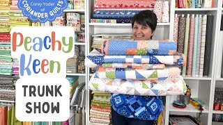 It's a PEACHY KEEN day! 5 NEW quilt patterns | SCRAPPY quilts anyone??