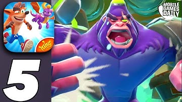 CRASH BANDICOOT On The Run Gameplay Walkthrough Part 5 - Boss 5 (iOS, Android)