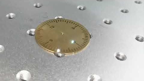 fiber laser marking machine for the watch dial