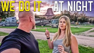 YOU DIDN’T KNOW YOU WANTED TO COME HERE | NIGHT PHOTOS - DEVILS TOWER | RVING S DAKOTA  S8 || Ep 191