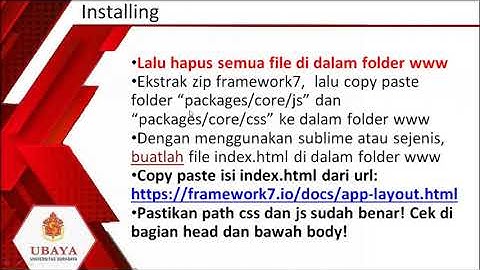HMP week 2 - Framework7-Cordova - Intro