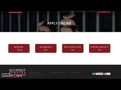 How to apply online at midwestbailbonding.com.  How to get someone out of jail without leaving home!