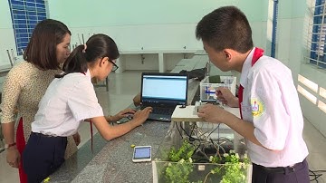 "Mô hình hệ thống tưới cây tự động" của học sinh trường THCS Võ Thị Sáu - TP Nha Trang