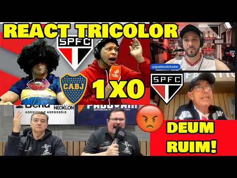 REAÇÕES DOS TRICOLORES! BOCA JUNIORS 1x0 SÃO PAULO SUL-AMERICANA.